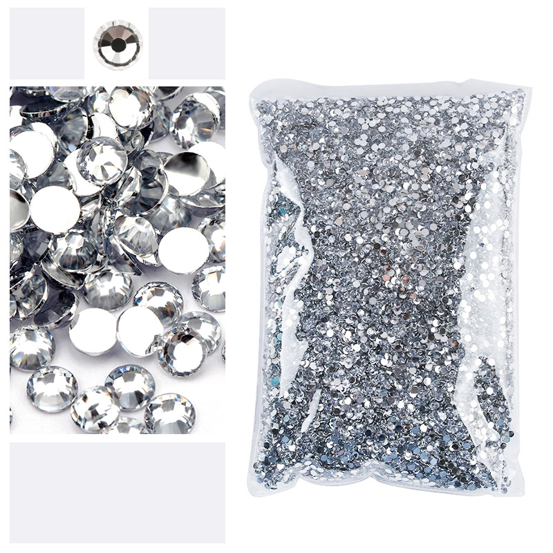 Hotfix Rhinestone Sheet - ล้าง 2-5 มม.ขายส่งแพคเกจเรซิ่น Rhinestones Flatback รอบ