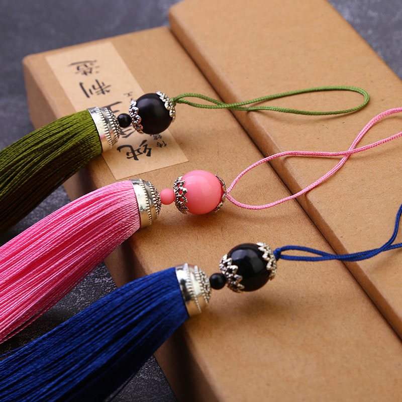 Beaded Trim Fringe - พู่ไหมประดับลูกปัดสำหรับตกแต่งผ้าม่าน เครื่องประดับ งานแต่งงาน DIY จำนวน 1/3/5