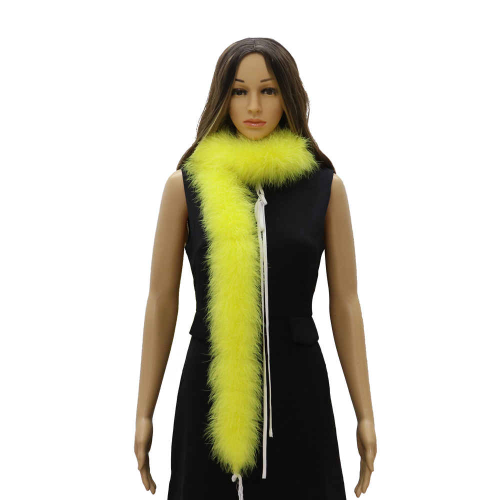 Feather Trim Marabou - ผ้าพันคอขนนกไก่งวงมาราบู 2M 22G 50G นุ่มฟู สำหรับงานแต่งงาน