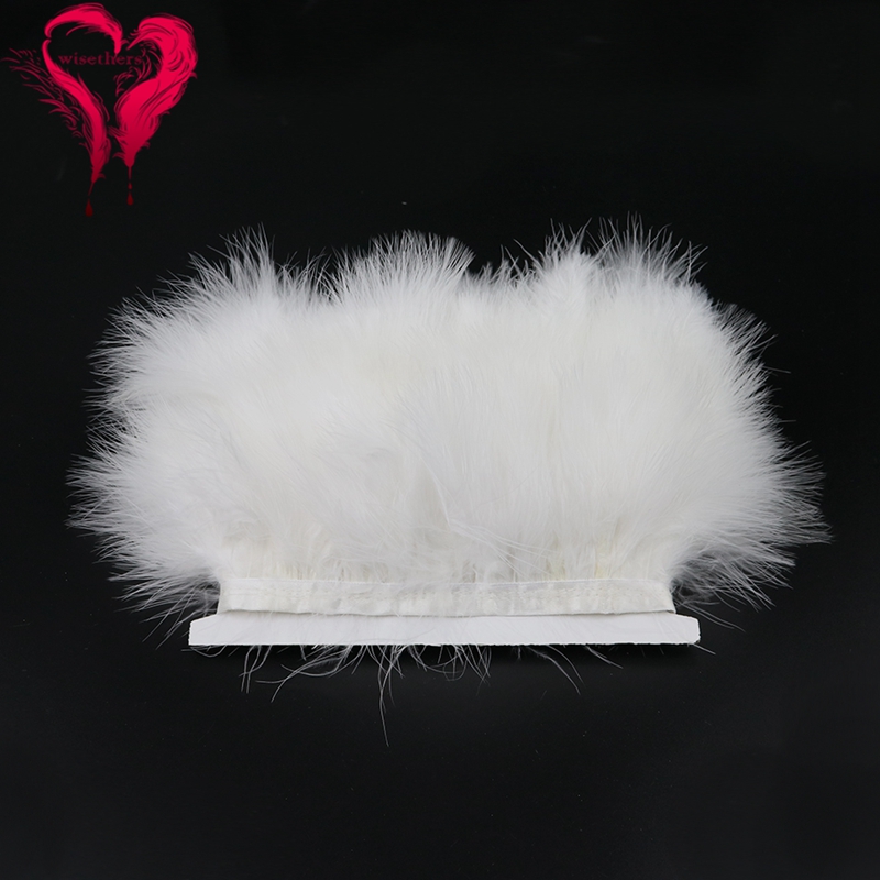 1 เมตรแฟนซีนุ่มย้อมสีสันตุรกี  - Feather Trim Marabou บทวิจารณ์และราคา