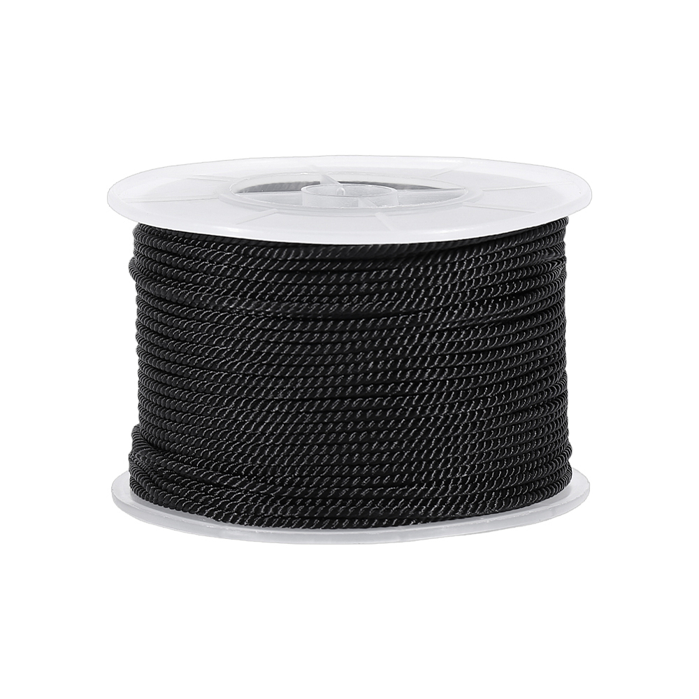 เชือกถักสีดำยาว 54.68 หลา ขนาด - Cord Trim Twisted บทวิจารณ์และราคา
