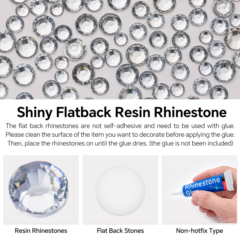 ล้าง 2-5 มม.ขายส่งแพคเกจเรซิ่น - Hotfix Rhinestone Sheet บทวิจารณ์และราคา