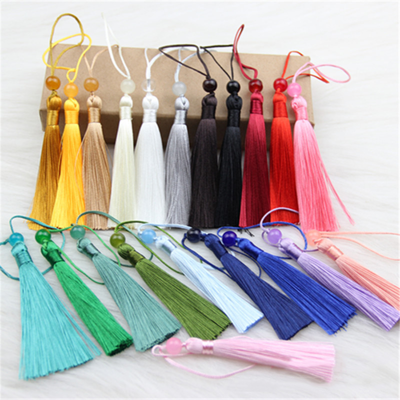 10pcs โพลีเอสเตอร์ผ้าไหมพู่ Fr - Beaded Trim Fringe บทวิจารณ์และราคา