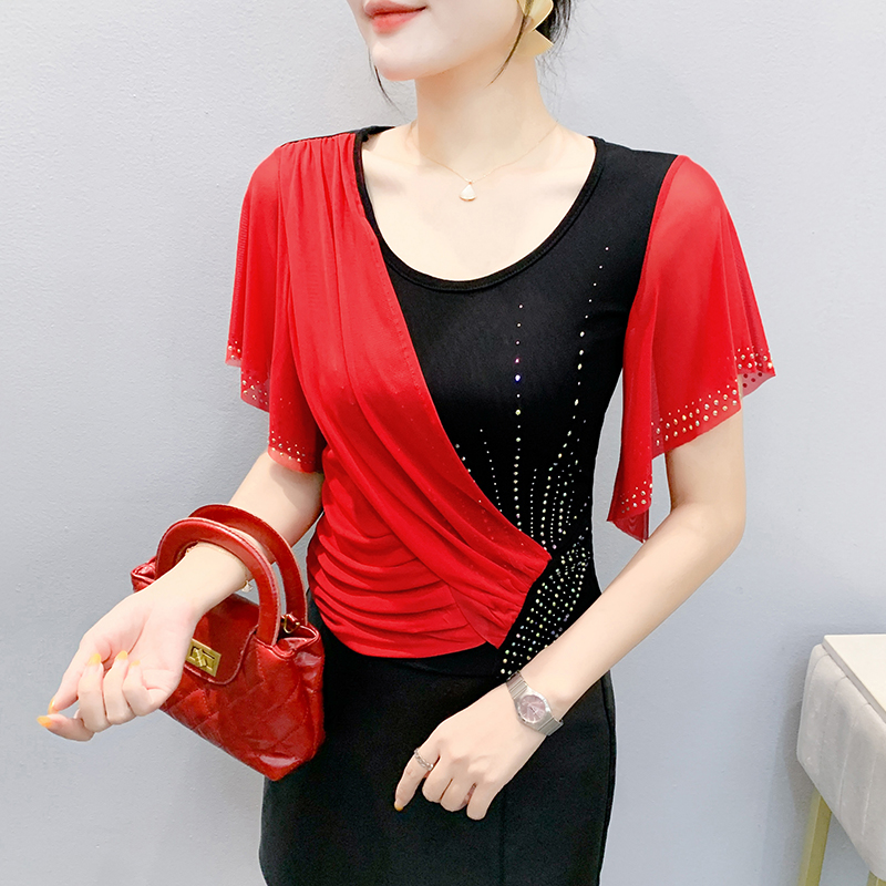 เสื้อตาข่ายผู้หญิงฤดูร้อนปี 20 - Beaded Trim Fringe บทวิจารณ์และราคา