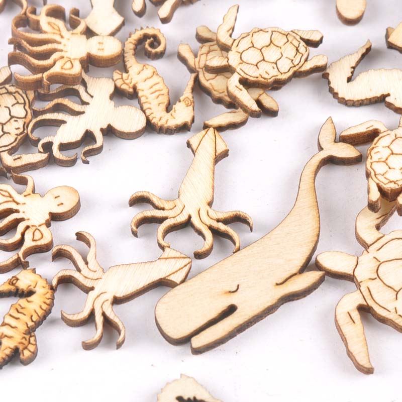 20Pcs 25-40Mmทะเลเต่า/ม้า/ปลาว - Craft Embellishment บทวิจารณ์และราคา