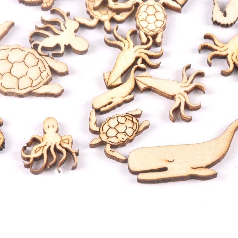 20Pcs 25-40Mmทะเลเต่า/ม้า/ปลาว - Craft Embellishment บทวิจารณ์และราคา