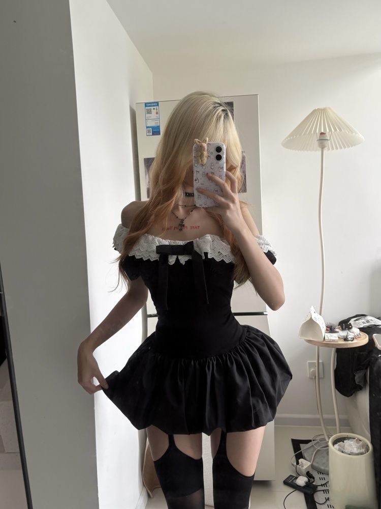 ชุดเซ็ต 2 ชิ้น สไตล์เกาหลี เซ็ - Elastic Lace Trim บทวิจารณ์และราคา