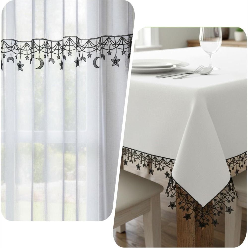 อุปกรณ์เย็บผ้า ริบบิ้นลูกไม้สี - Lace Ribbon Trim บทวิจารณ์และราคา