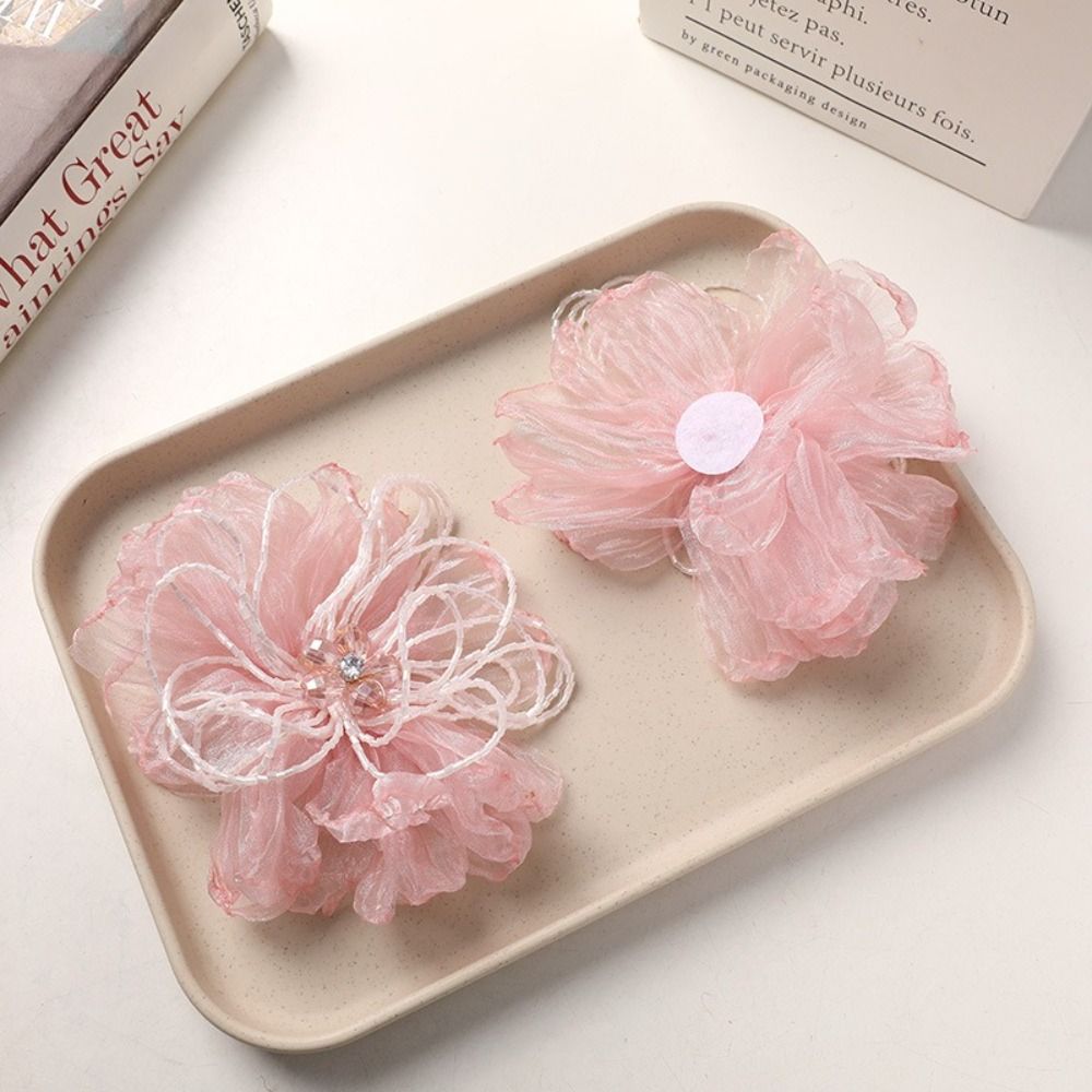 ผ้าออร์แกนซ่าประดับดอกไม้ ตกแต - Crystal Mesh Fabric บทวิจารณ์และราคา