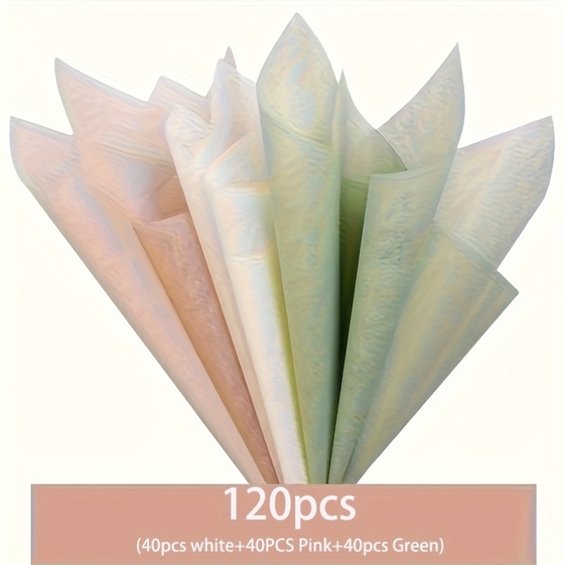 120 ชิ้น - กระดาษห่อดอกไม้แบบถ - Embellishment Crafts บทวิจารณ์และราคา