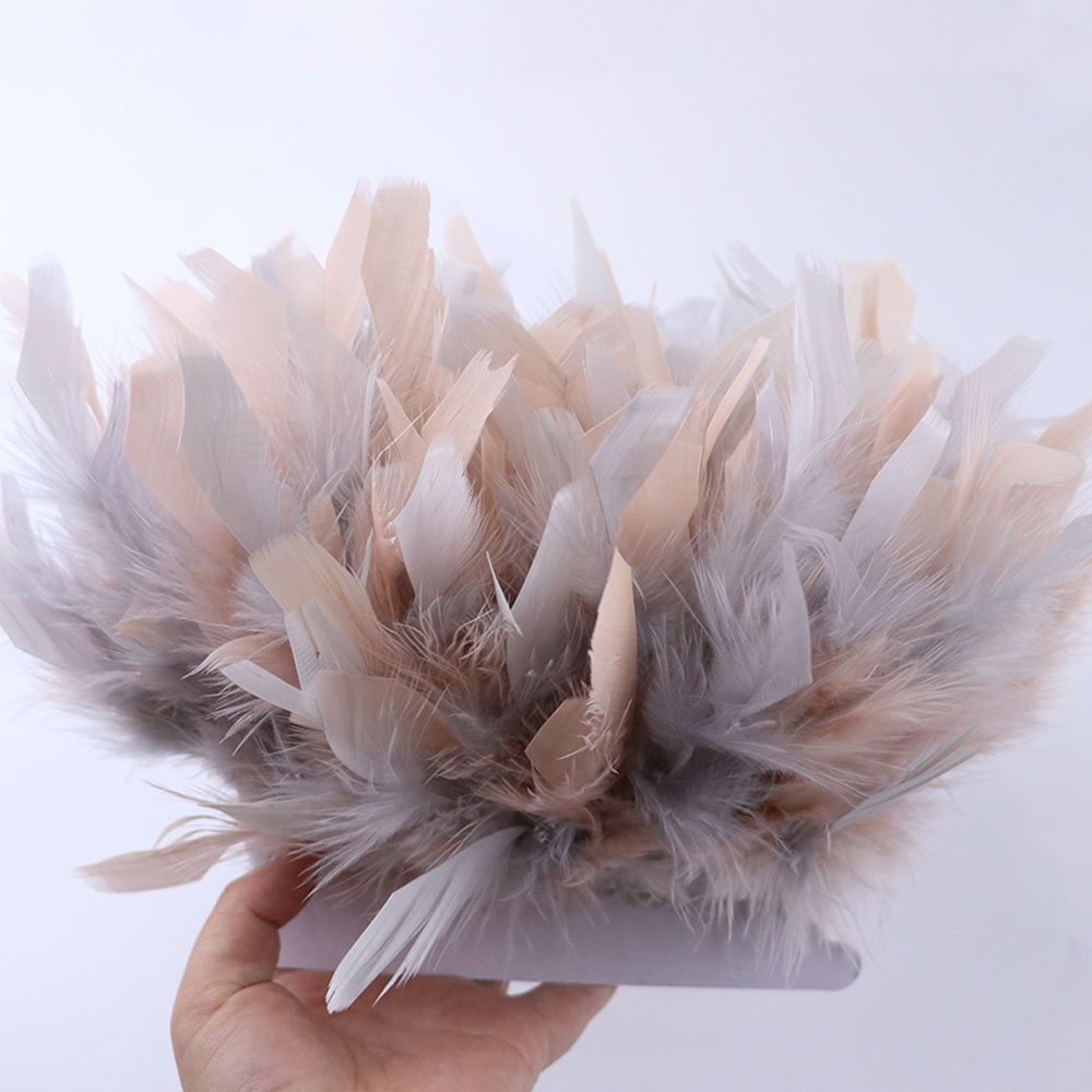 ริบบิ้นขนนกกระจอกเทศฟูฟ่อง ขอบ - Feather Trim Marabou บทวิจารณ์และราคา