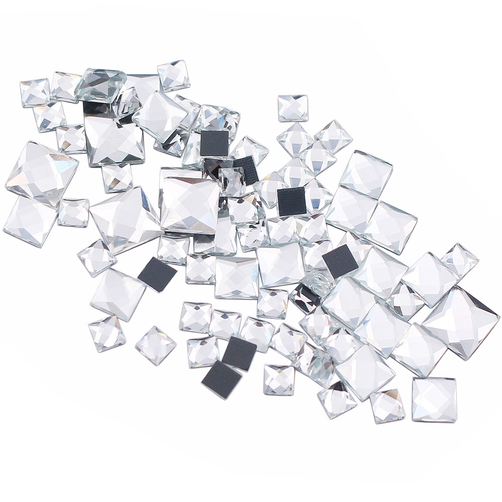 คริสตัลรูปทรงสี่เหลี่ยมขนาด 5  - Hotfix Rhinestone Sheet บทวิจารณ์และราคา