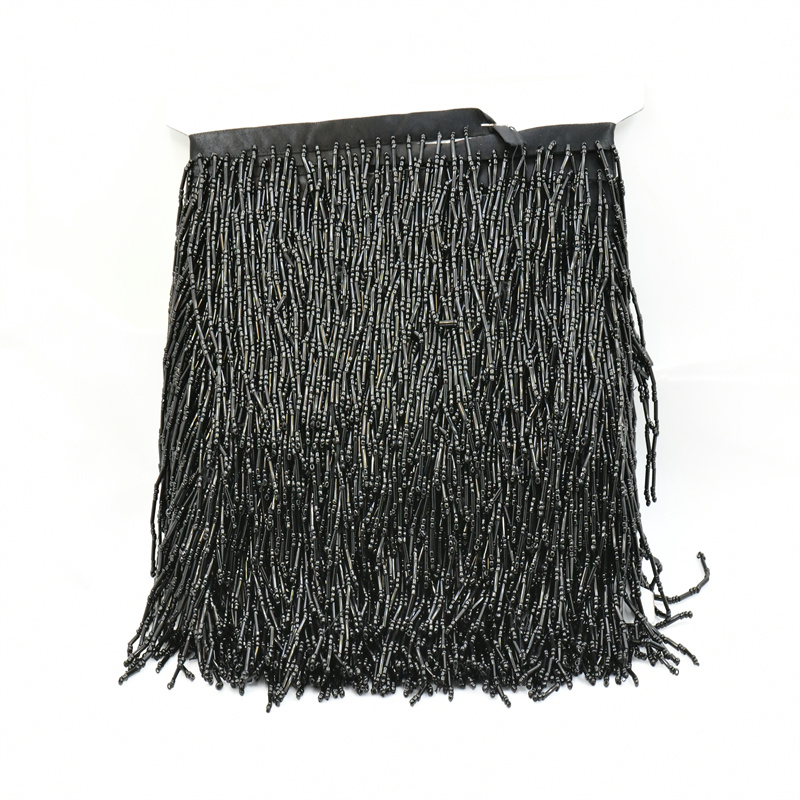 ริบบิ้นลูกปัดแก้วกว้าง 1 หลา 1 - Beaded Trim Fringe บทวิจารณ์และราคา