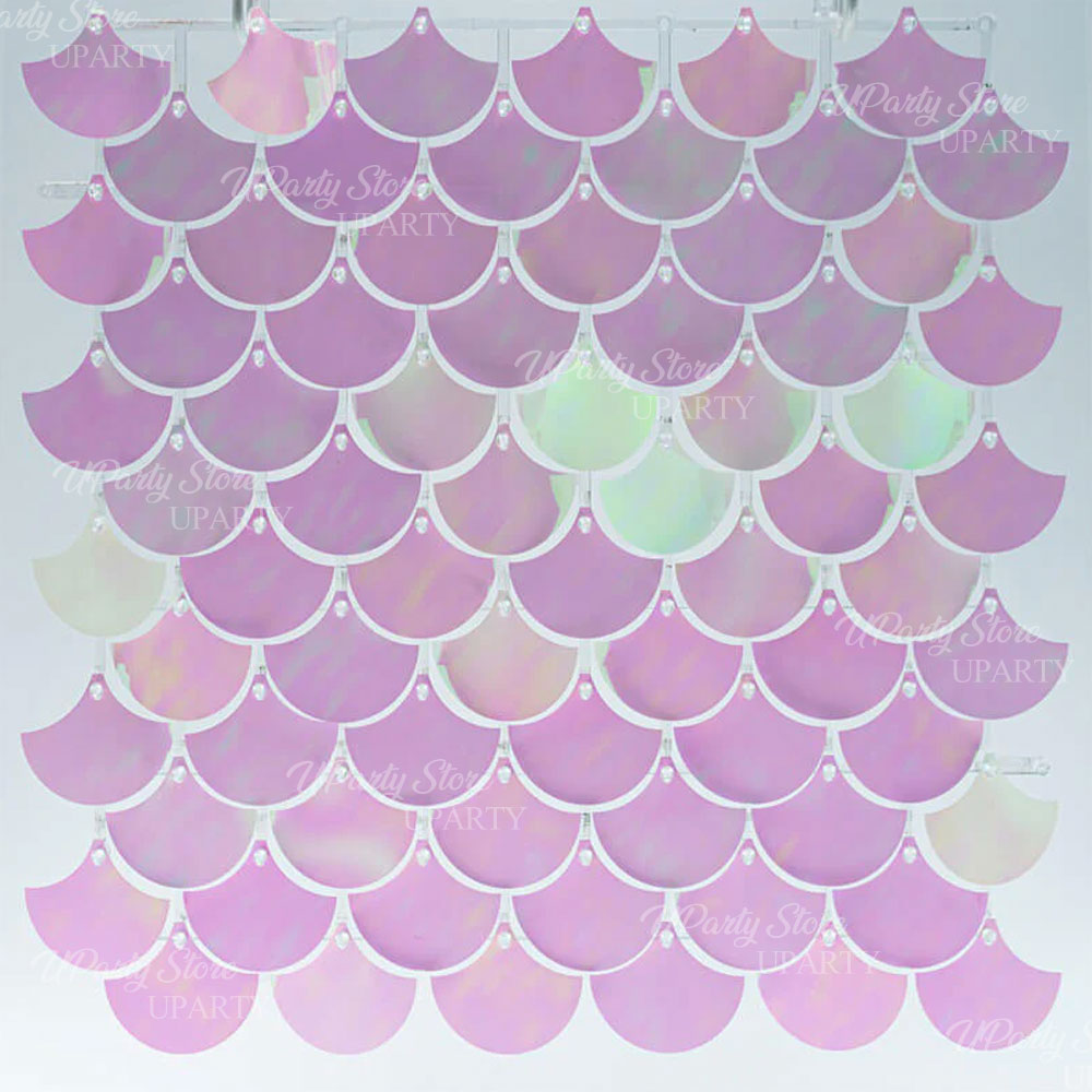 แผ่นผนังเลื่อมลายเงือก 12 ชิ้น - Sequin Fabric Panel บทวิจารณ์และราคา