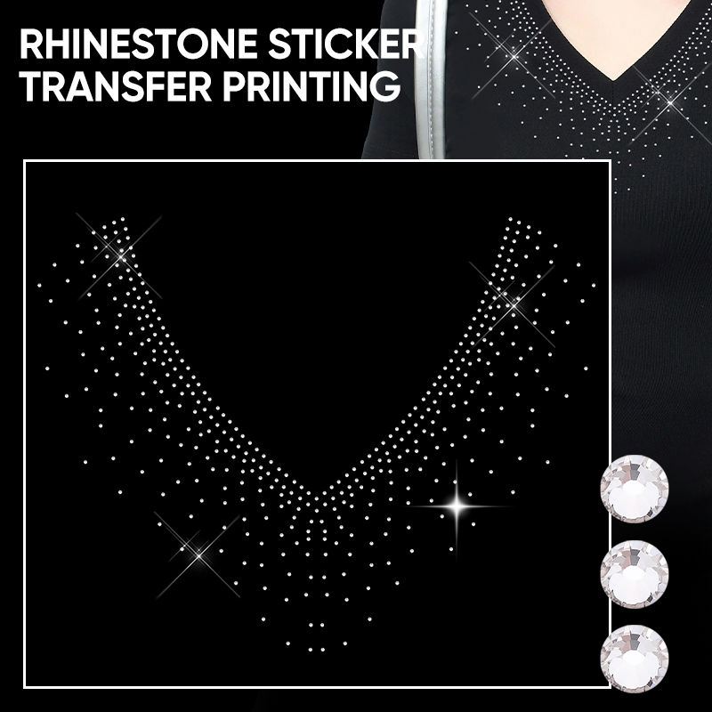 สติกเกอร์ติดเสื้อผ้ารูปตัววีแบ - Hotfix Rhinestone Sheet บทวิจารณ์และราคา