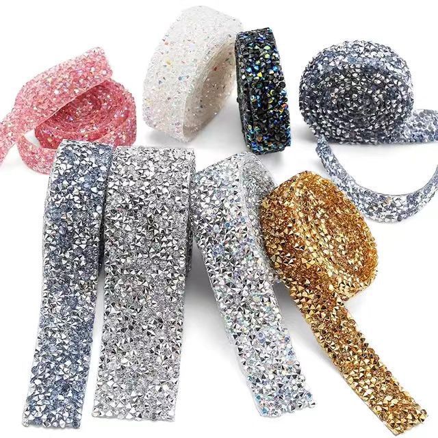 เทปคริสตัลติดเสื้อผ้าแบบใหม่ ส - Hotfix Rhinestone Sheet บทวิจารณ์และราคา